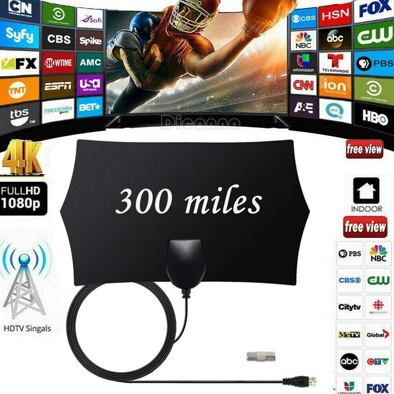 Alician 300 Mile Range Antenna TV Digital HD Skywire Antena Digital HDTV 1080p Indoor - Image 2